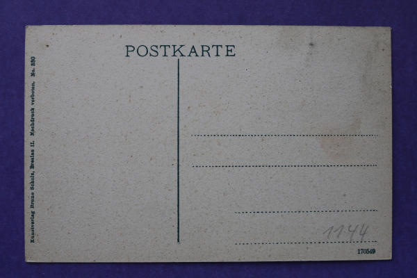 Postcard PC Breslau Wrocław 1910-1920 Restaurant Poland Polska
